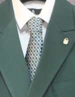 Traje cruzado verde botella para hombre José Beltrán - Imagen 2