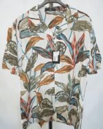 Camisa tropical cruda de hombre manga corta - Imagen 2
