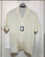 Camisa amarilla de hombre con relieve y manga corta José Beltrán - Imagen 2