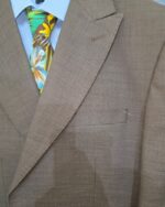 Traje marrón de verano para hombre Lino Clemente - Imagen 4