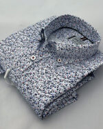 Camisa estampada tonos rojos para hombre
