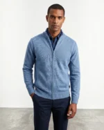 Chaqueta punto azul indigo hombre Jose Beltran