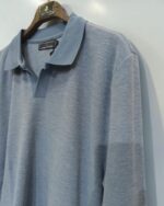 Polo azul de punto de manga larga José Beltrán