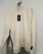 Sudadera beige con media cremallera para hombre José Beltrán - Imagen 2