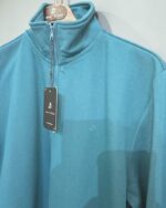 Sudadera verde azulado con media cremallera para hombre José Beltrán - Imagen 4