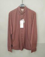 Camisa hombre Oxford granate lavado manga larga Boston - Imagen 4