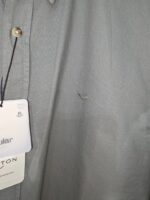 Camisa Oxford verde musgo de manga larga para hombre Boston Brand - Imagen 3