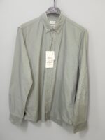 Camisa Oxford verde musgo de manga larga para hombre Boston Brand - Imagen 4