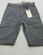 Pantalón chino cargo azul petróleo Boston extendido