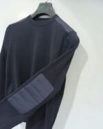 Jersey azul marino con parches para hombre José Beltrán - Imagen 2