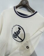 Sudadera cruda con logo para hombre La Vespita - Imagen 2