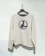 Sudadera cruda con logo para hombre La Vespita - Imagen 3