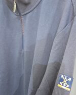 Sudadera azul marino con media cremallera para hombre La Española - Imagen 2