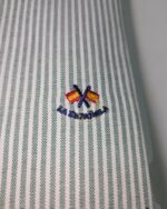Camisa de rayas marrones y patrón ancho para hombre La Española - Imagen 3