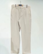 Pantalón chino crudo con pinzas para hombre Boston - Imagen 4