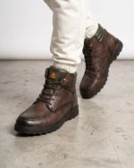 Bota marrón de cordones para hombre La Española