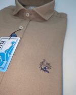 Camisa beige texturizada para hombre La Vespita - Imagen 2