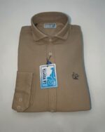 Camisa beige texturizada para hombre La Vespita - Imagen 3