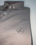 Camisa beige elástica para hombre La Vespita - Imagen 3