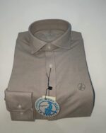 Camisa beige elástica para hombre La Vespita - Imagen 2