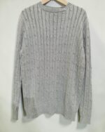 Jersey gris de ochos para hombre, vista frontal