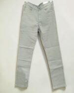 Pantalón gris de cinco bolsillos para hombre, vista frontal