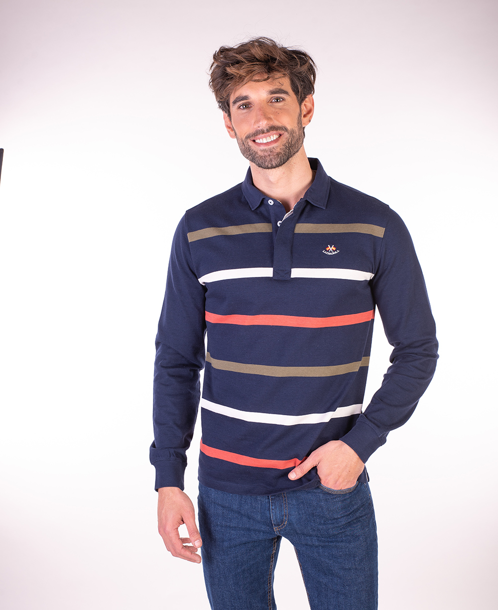 LE10822_MARINO.jpg Polo hombre La Española - Imagen 1