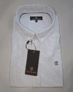 Camisa celeste Centauro, vista doblada