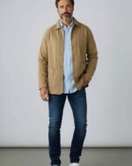 Sobrecamisa manga raglan de punto para hombre