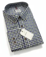 Camisa hombre viella de cuadros Berto - Imagen 4