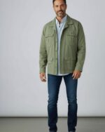 Sobrecamisa hombre cuatro bolsillos Berto - Imagen 3