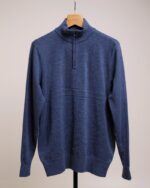 Jersey de algodón con media cremallera José Beltrán para hombre - Imagen 8