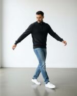 Jersey de algodón con media cremallera José Beltrán para hombre - Imagen 6