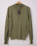 Chaqueta de punto de algodón con cremallera para hombre - Imagen 12