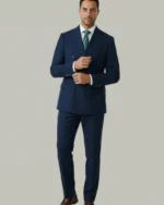 TRAJE CRUZADO HOMBRE MARINO