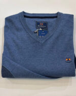 Jersey hombre cuello pico con coderas La Española - Imagen 3