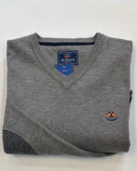 Jersey hombre cuello pico con coderas La Española - Imagen 4