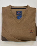 Jersey hombre cuello pico con coderas La Española - Imagen 6