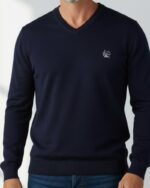 Jersey hombre cuello pico liso La Vespita - Imagen 7
