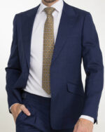 Hombre con traje slim fit azul Triana de Lino Clemente