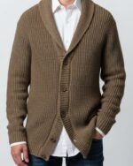 Cardigan de algodón para hombre