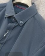 Camisa marino estructura elastica - Imagen 3