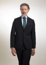 Traje hombre gris antracita con chaleco Lino Clemente - Imagen 3